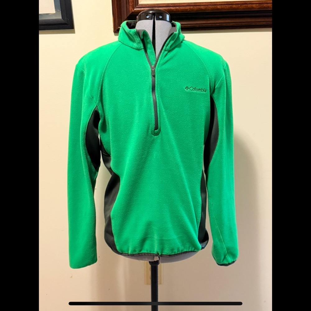 Columbia Vibrant Green Fleece Jacket